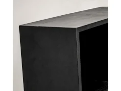 Prateleira 90x195x35 cm Preto adesso adesl02^ Biblioteca
