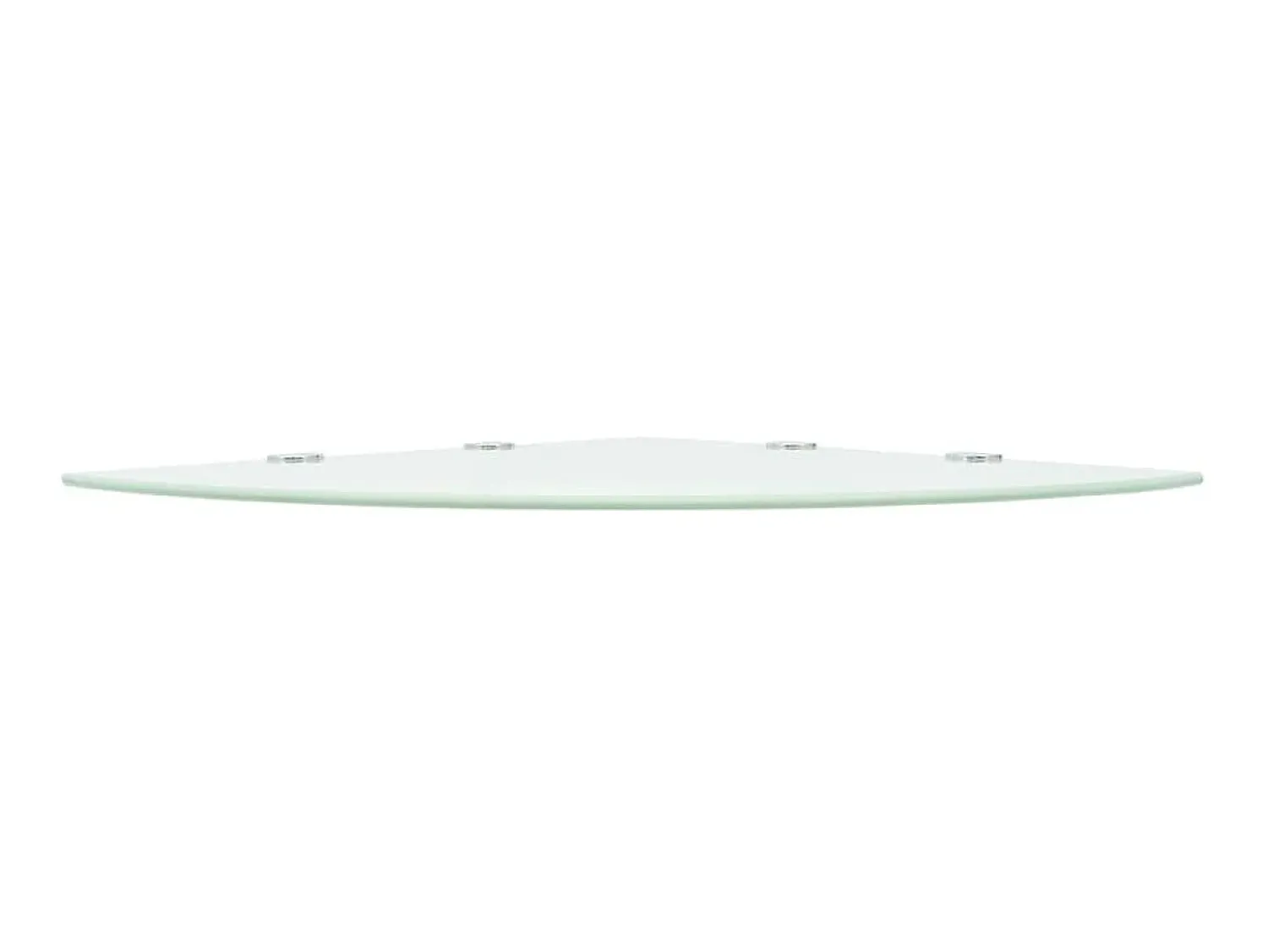Prateleiras canto 2 pcs suportes cromados 45x45cm vidro PT250759^ Prateleira