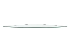Prateleira|vidaxl Prateleiras canto 2 pcs suportes cromados 45x45cm vidro transp. Transparente