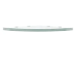 Prateleira|vidaxl Prateleiras canto 2 pcs suportes cromados 45x45cm vidro transp. Transparente