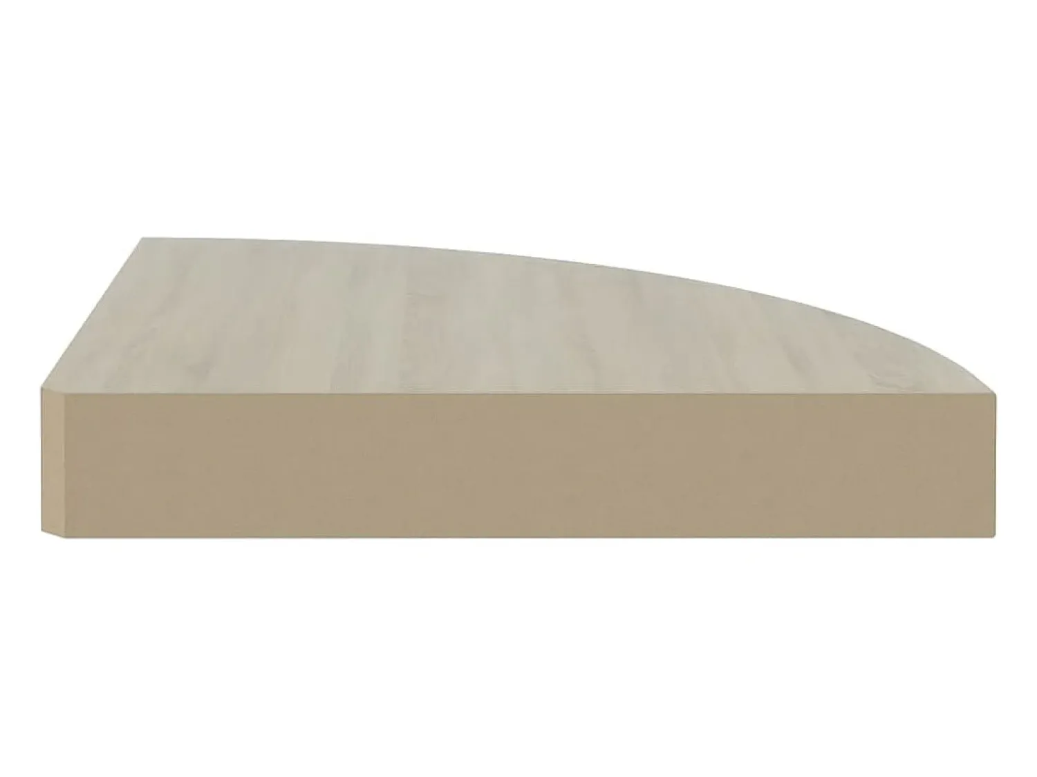 vidaxl Prateleiras canto parede 4 pcs 35x35x3,8 cm MDF carvalho/branco^ Prateleira