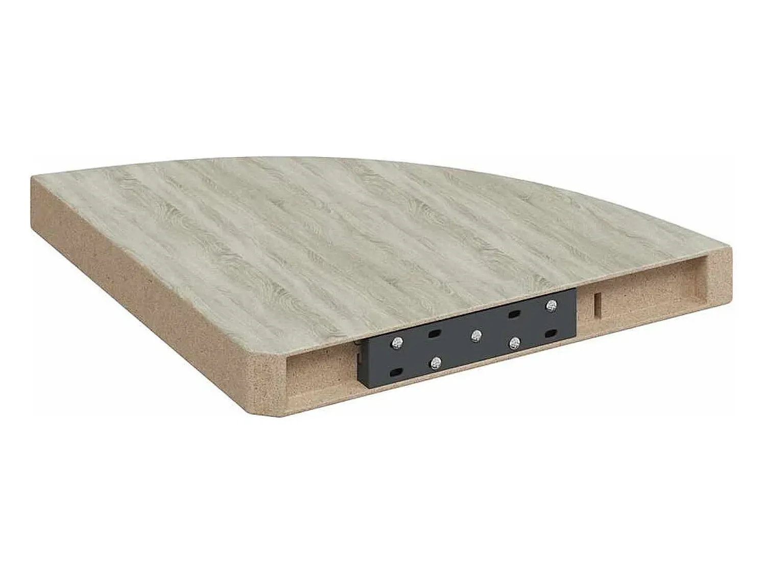 vidaxl Prateleiras canto parede 4 pcs 35x35x3,8 cm MDF carvalho/branco^ Prateleira
