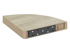 Prateleira|vidaxl Prateleiras canto parede 2 pcs 25x25x3,8 cm MDF carvalho/branco Castanho