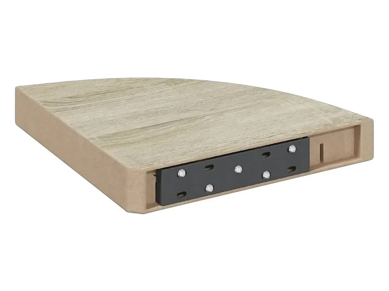 Prateleira|vidaxl Prateleiras canto parede 2 pcs 25x25x3,8 cm MDF carvalho/branco Castanho