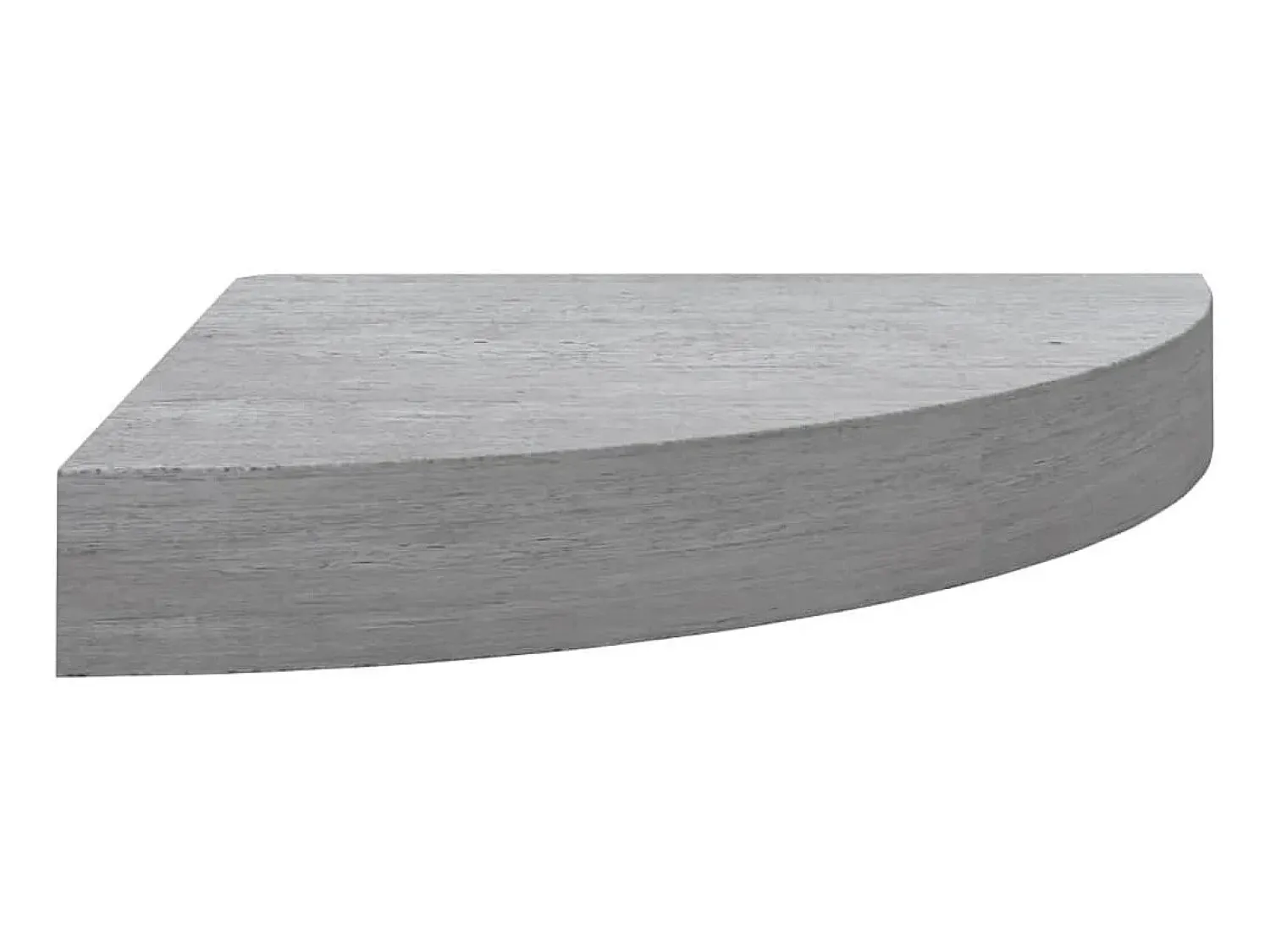 Prateleiras canto parede 2 pcs 25x25x3,8cm MDF cimento PT451703^ Prateleira