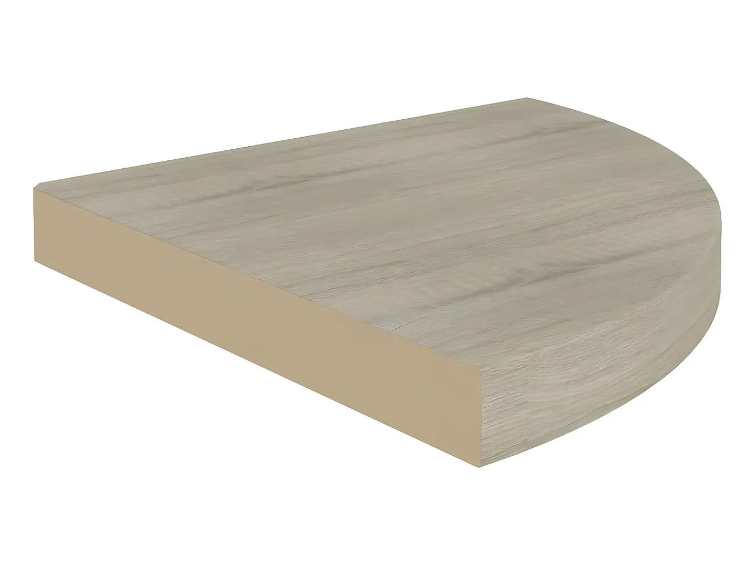 Prateleira* Prateleiras canto suspensas 4 pcs 35x35x3,8cm MDF cor carvalho PT949037 Castanho
