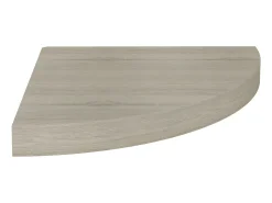 Prateleira* Prateleiras canto suspensas 4 pcs 35x35x3,8cm MDF cor carvalho PT949037 Castanho