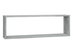 Outlet Prateleiras cubo 2 pcs derivados de madeira sonoma PT994659 Cinzento