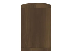 Prateleira| Prateleiras cubo parede 6 pcs deriv. madeira carvalho PT285795 Castanho