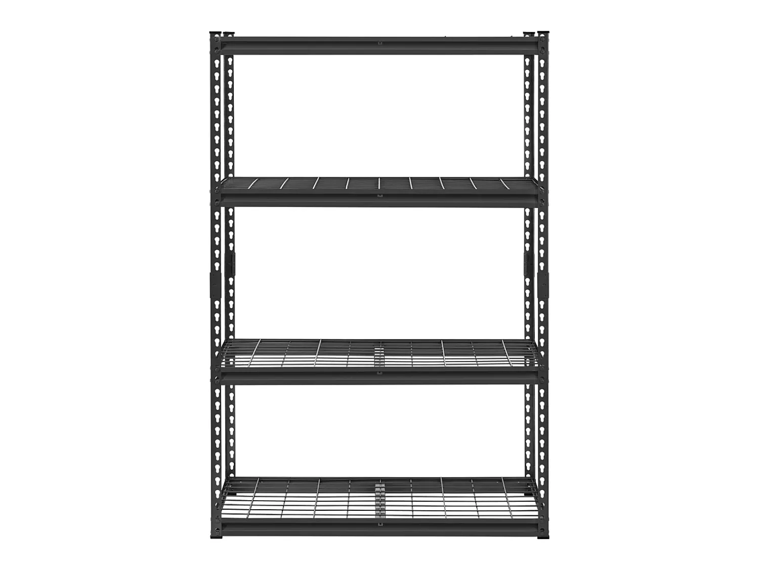 Prateleira* Prateleiras de Armazenamento SucceBuy Resistentes e Ajustáveis de 4 Níveis, 1088 kg, em Aço Carbono SPCC, para Cozinhas, Garagens Preto