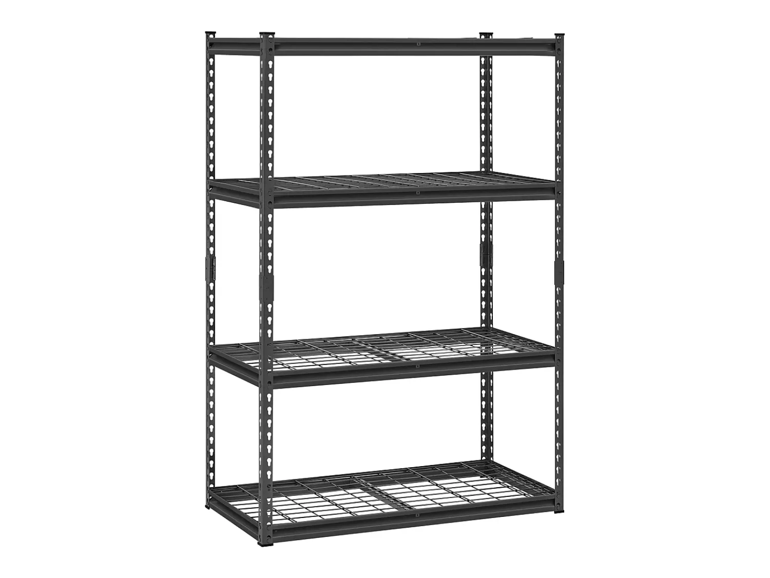 Prateleira* Prateleiras de Armazenamento SucceBuy Resistentes e Ajustáveis de 4 Níveis, 1088 kg, em Aço Carbono SPCC, para Cozinhas, Garagens Preto