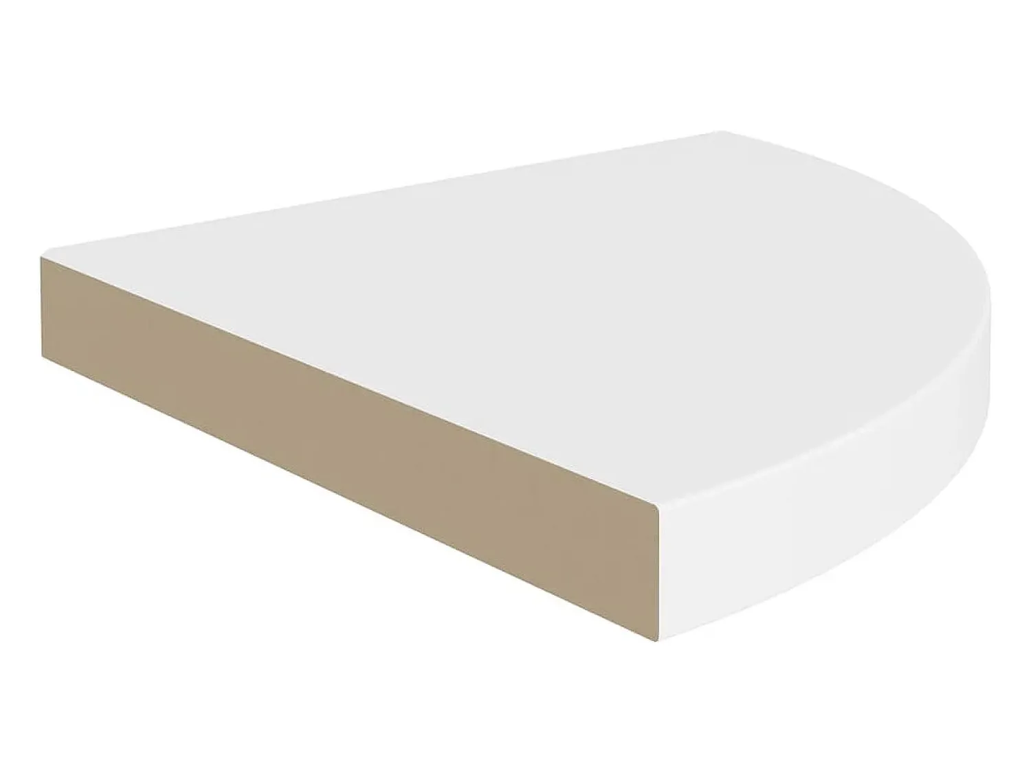 Prateleira|vidaxl Prateleiras de canto flutuantes 2 peças 35x35x3,8 cm MDF Branco