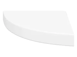Online vidaxl Prateleiras de canto suspensas 4 pcs 25x25x3,8cm MDF Branco