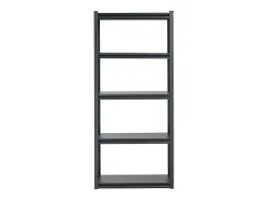 Prateleira* Prateleiras de Garagem em Metal SucceBuy Estantes de Garagem com 5 Níveis de 41 cm de Profundidade x 81 cm de Largura x 183 cm de Altura Preto