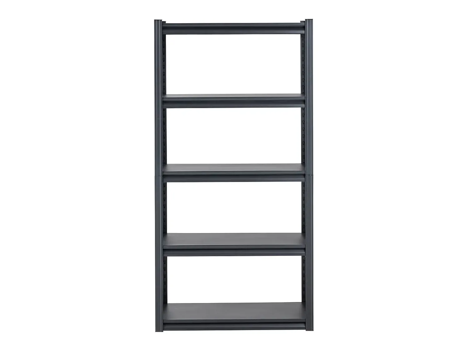 Prateleira* Prateleiras de Garagem em Metal SucceBuy Estantes de Garagem com 5 Níveis de 41 cm de Profundidade x 81 cm de Largura x 160 cm de Altura Preto