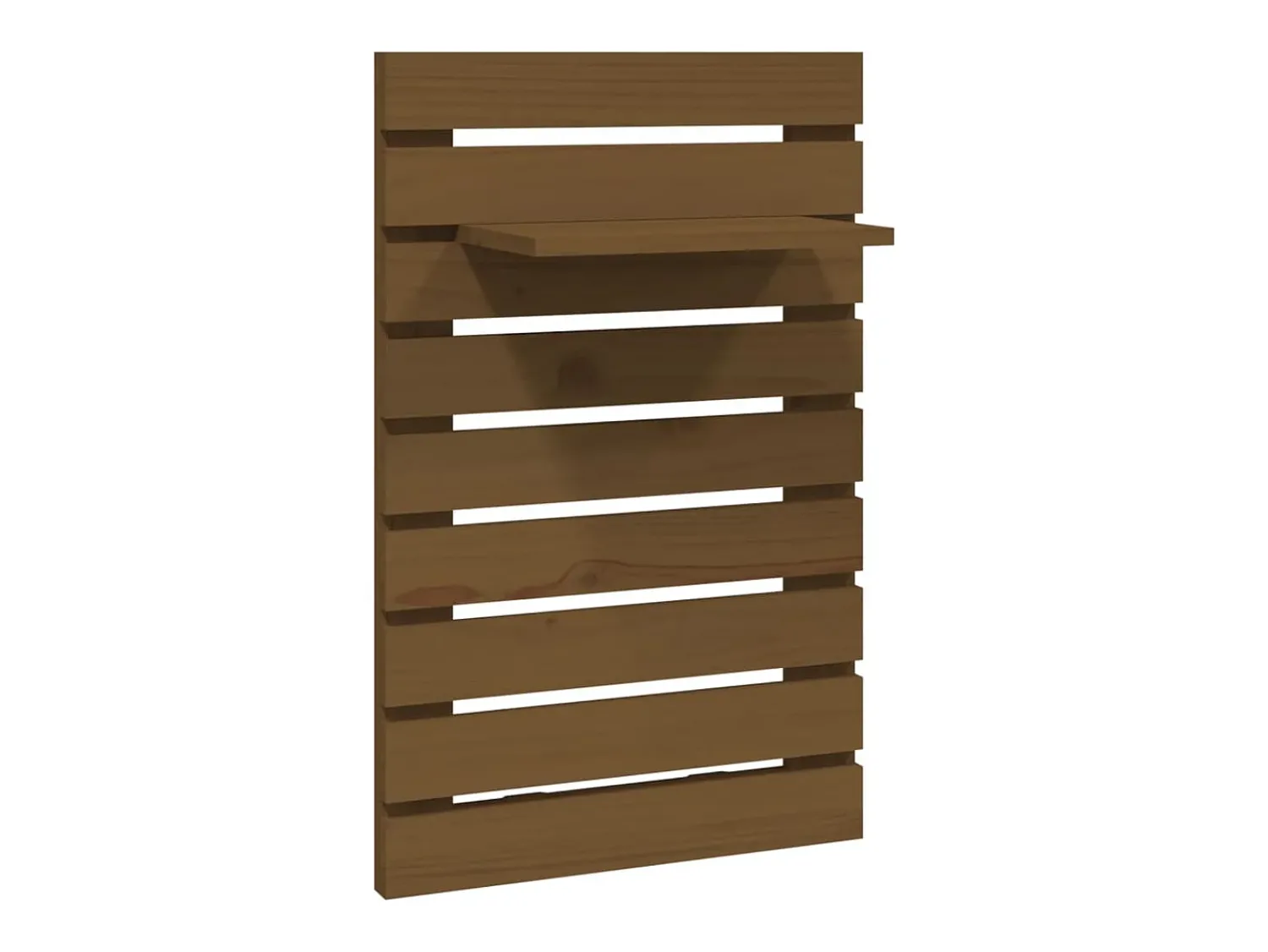 Prateleira* Prateleiras de montagem parede 2 pcs pinho maciço mel PT381139 Castanho