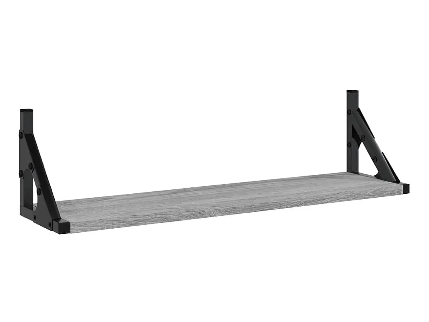Prateleiras de parede 2 pcs 60x15x15,5 cm sonoma PT729055^ Prateleira