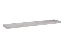 Prateleira| Prateleiras de parede 2 pcs 120x23,5x3,8cm MDF -cimento PT717254 Cinzento