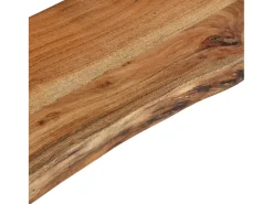 Prateleira* Prateleiras de parede 2 pcs 90x20x18cm madeira de acácia maciça PT294958 Castanho