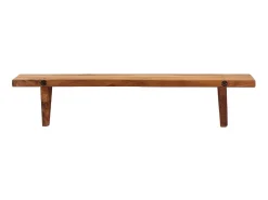 Prateleira* Prateleiras de parede 2 pcs 90x20x18cm madeira de acácia maciça PT294958 Castanho