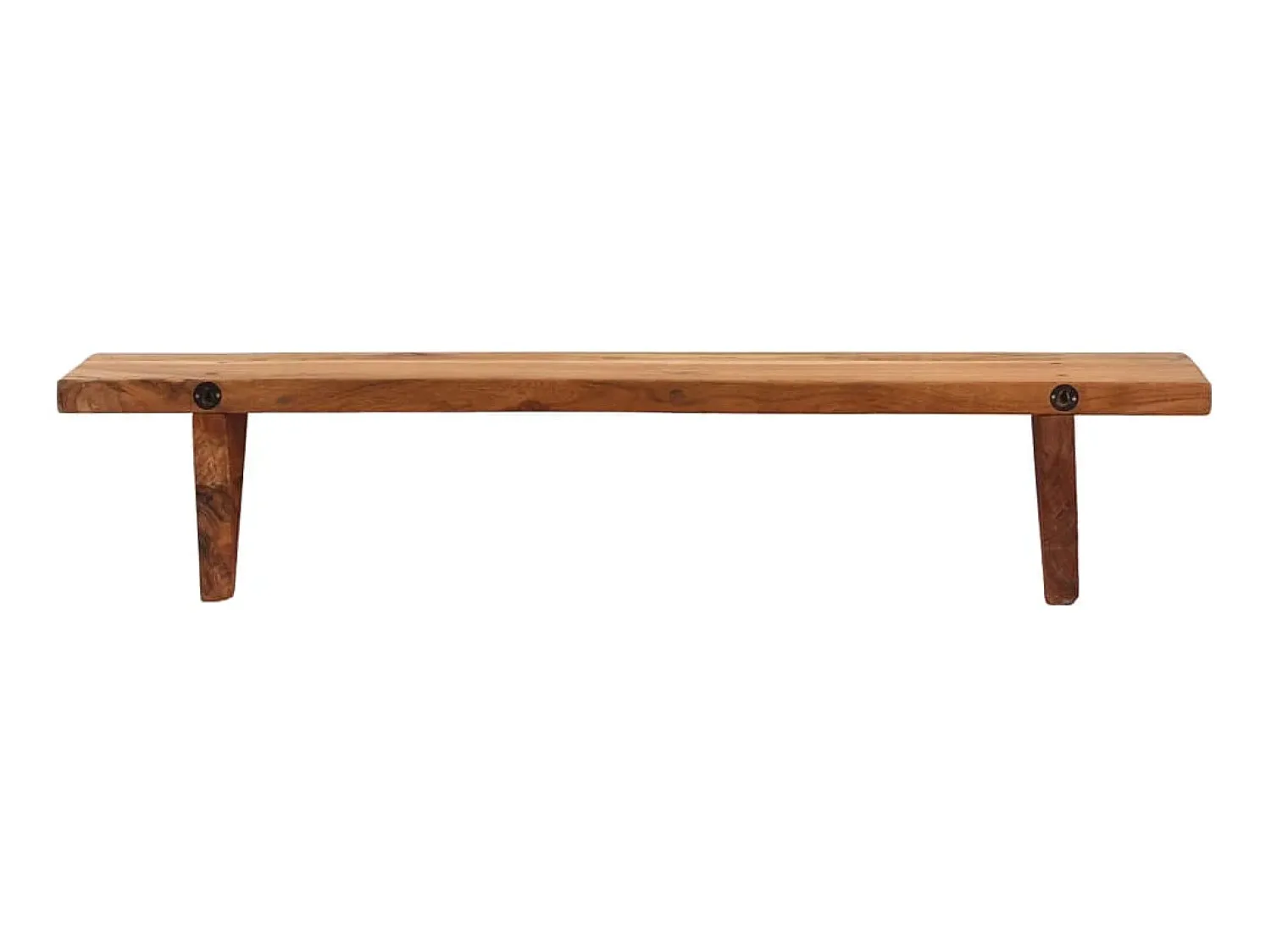 Prateleira* Prateleiras de parede 2 pcs 90x20x18cm madeira de acácia maciça PT294958 Castanho