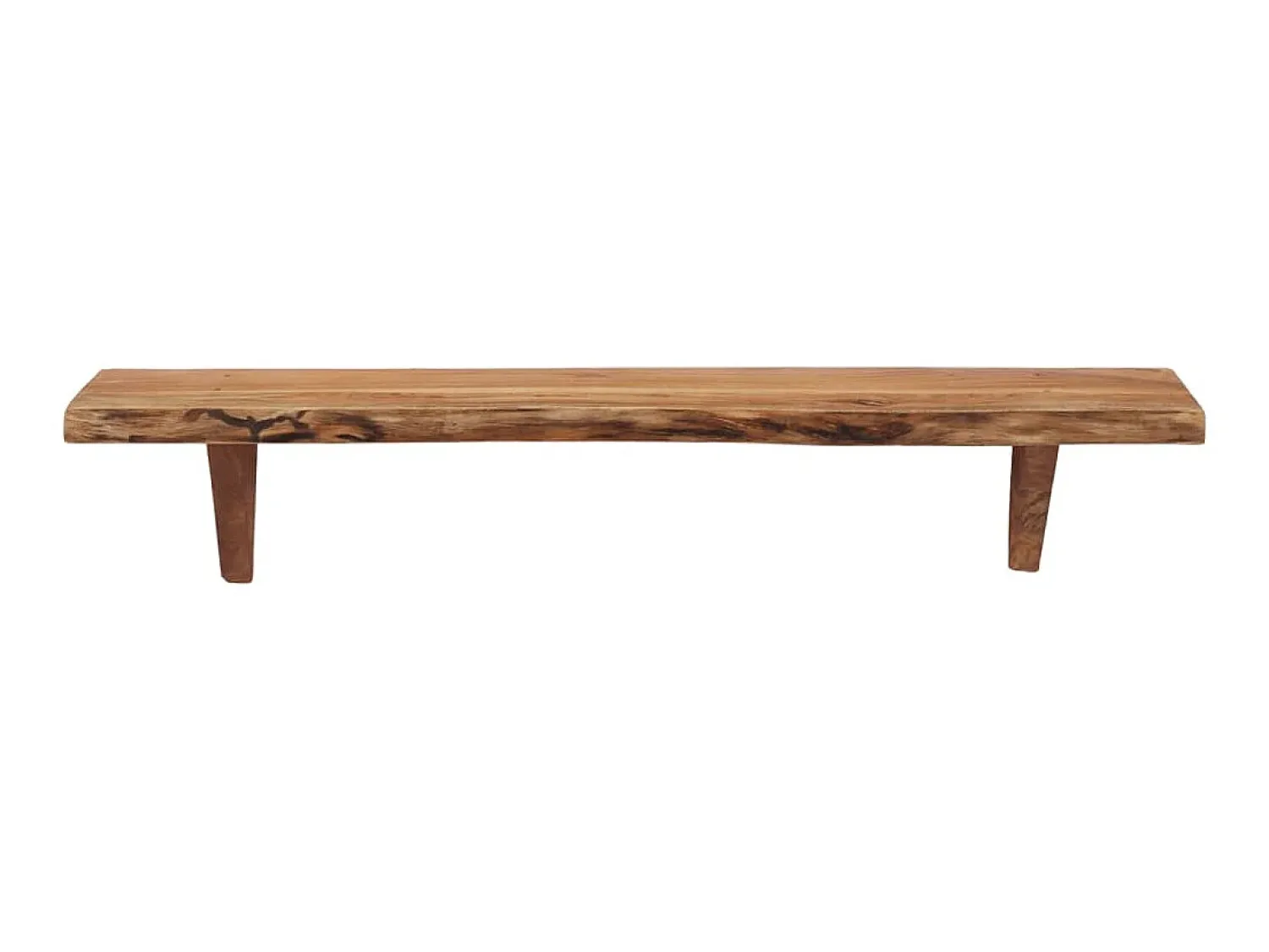 Prateleira* Prateleiras de parede 2 pcs 90x20x18cm madeira de acácia maciça PT294958 Castanho