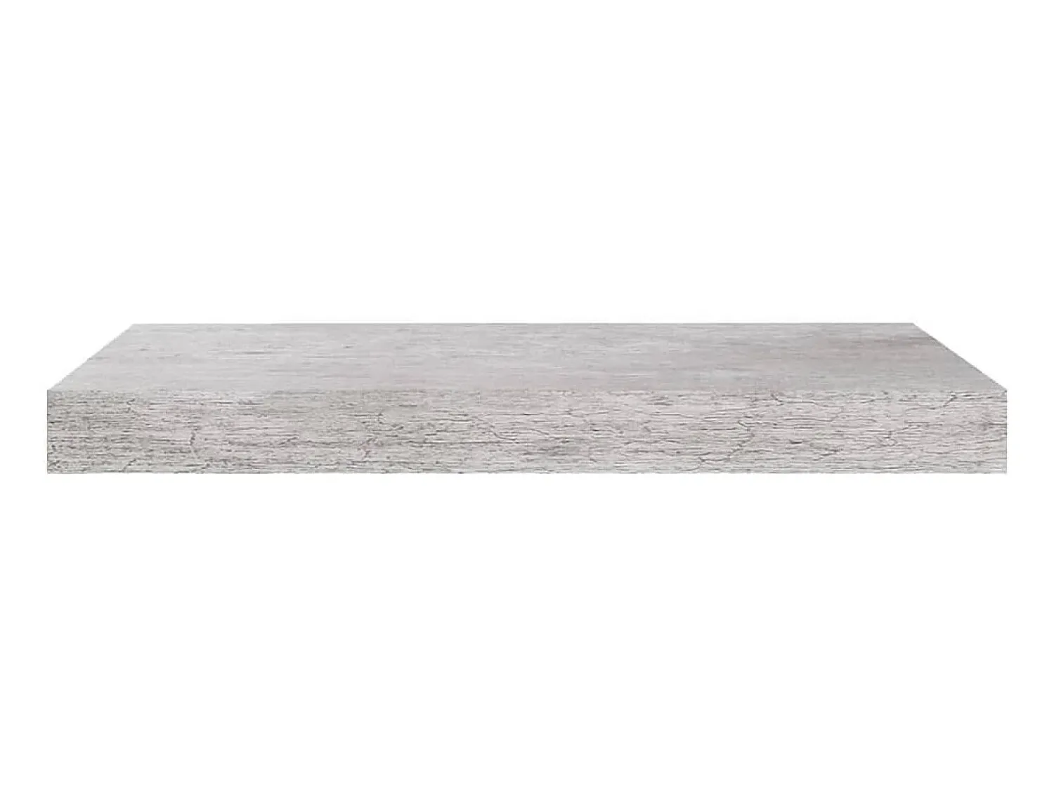 Prateleira| Prateleiras de parede 4 pcs 50x23x3,8 cm MDF -cimento PT248730 Cinzento