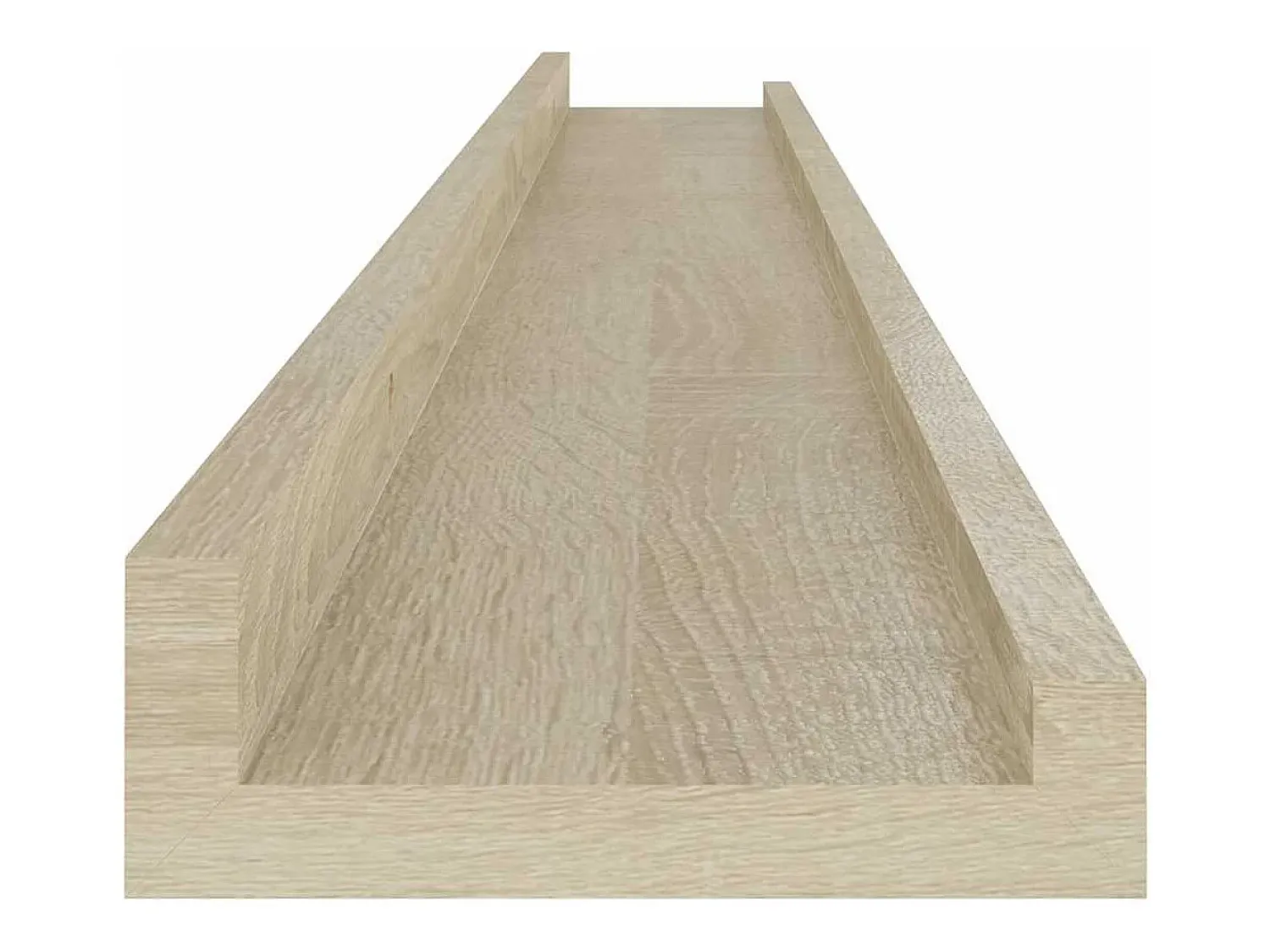 Prateleira|vidaxl Prateleiras de parede 4 pcs 100x9x3 cm carvalho sonoma Castanho