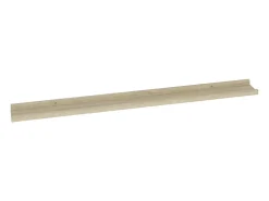 Prateleira|vidaxl Prateleiras de parede 4 pcs 100x9x3 cm carvalho sonoma Castanho