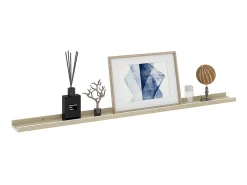 Prateleiras de parede 4 pcs 115x9x3 cm e carvalho sonoma PT867203^ Prateleira