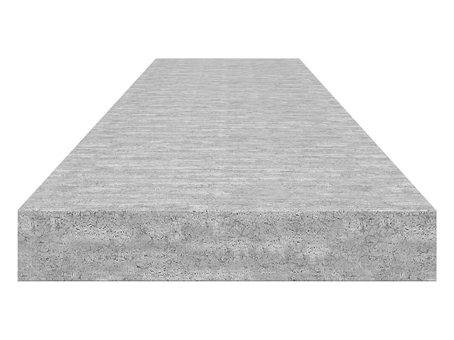 Prateleira|vidaxl Prateleiras de parede 4 pcs 120x23,5x3,8cm MDF -cimento Cinzento