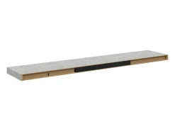 Prateleira|vidaxl Prateleiras de parede 4 pcs 120x23,5x3,8cm MDF -cimento Cinzento