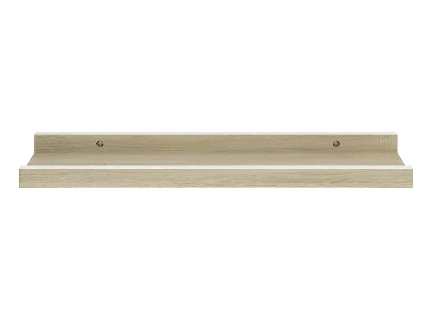 Best Prateleiras de parede 2 pcs 40x9x3 cm e carvalho sonoma PT262475 Branco
