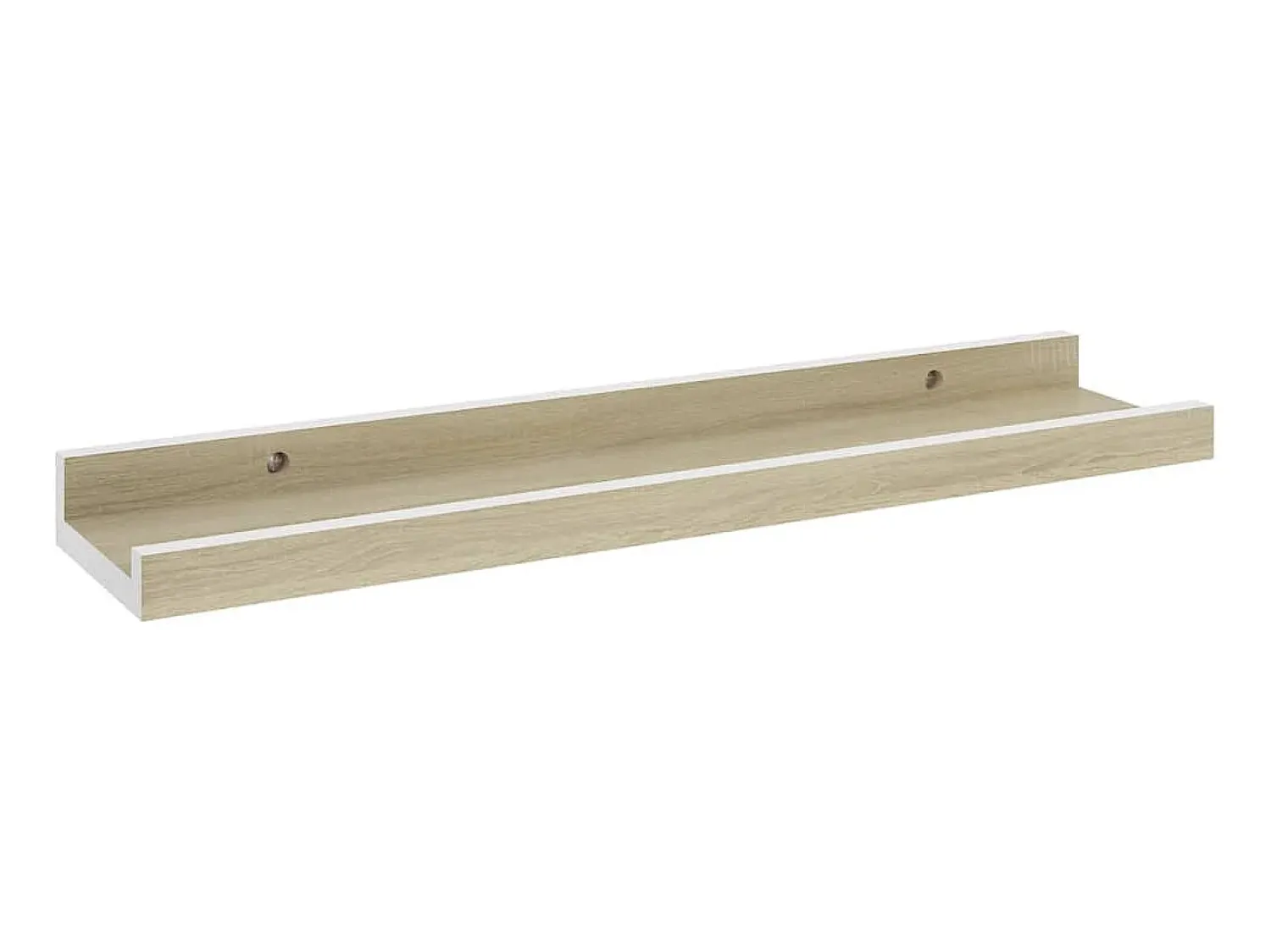 Best Prateleiras de parede 2 pcs 40x9x3 cm e carvalho sonoma PT262475 Branco