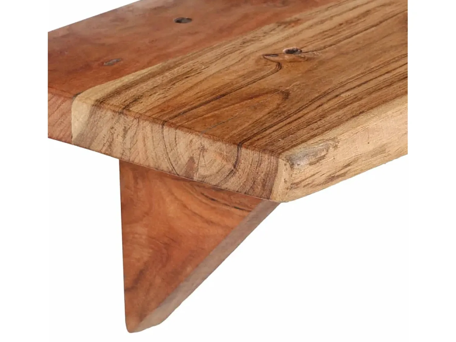 Best Prateleiras de parede 2 pcs 60x20x18cm madeira de acácia maciça PT367617 Castanho