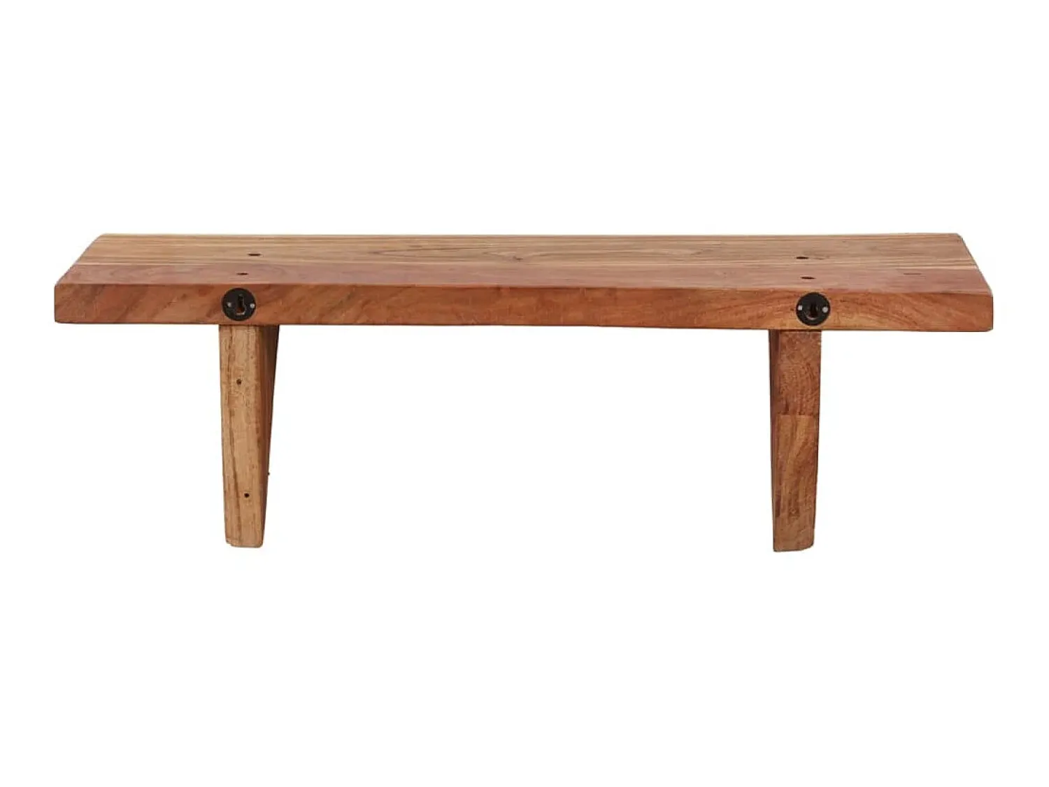 Best Prateleiras de parede 2 pcs 60x20x18cm madeira de acácia maciça PT367617 Castanho