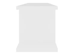 Prateleira*vidaxl Prateleiras de parede 2 pcs 75x18x20 cm deriv. madeira Branco