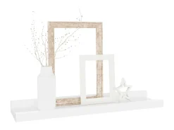Prateleira| Prateleiras de parede 4 pcs 40x9x3 cm PT187925 Branco