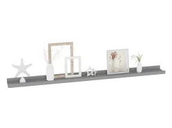Outlet Prateleiras de parede 2 pcs 100x9x3 cm PT713289 Cinzento