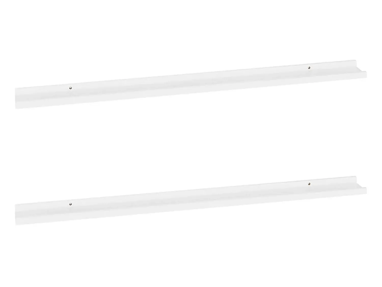 Prateleira| Prateleiras de parede 2 pcs 115x9x3 cm PT945912 Branco