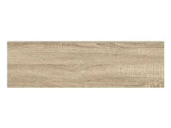 Hot vidaxl Prateleiras de parede 2 pcs 80x23,5x3,8cm MDF carvalho e branco Castanho