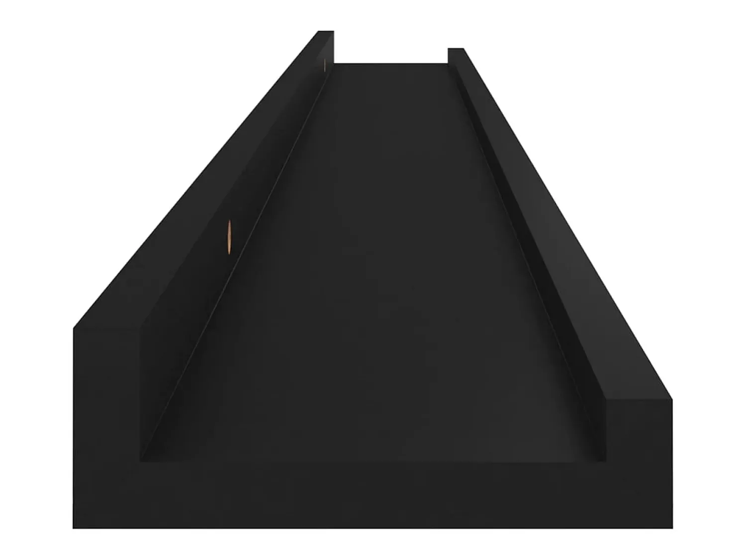 Prateleira*vidaxl Prateleiras de parede 4 pcs 100x9x3 cm Preto
