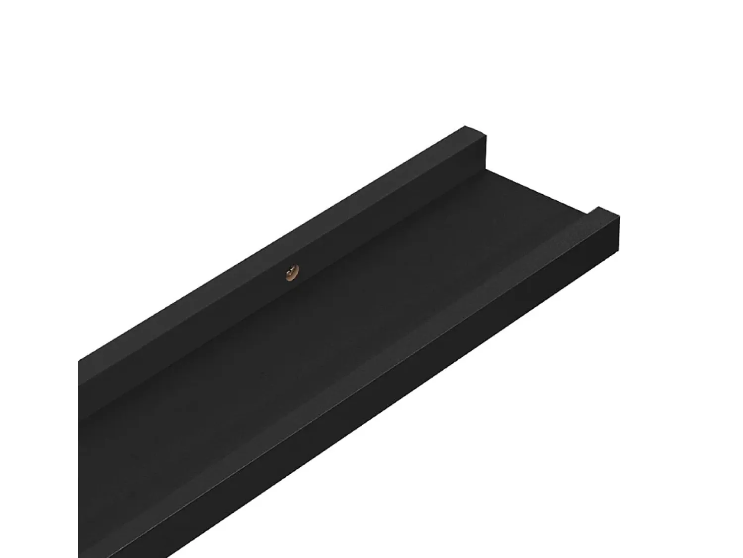 Prateleira*vidaxl Prateleiras de parede 4 pcs 100x9x3 cm Preto