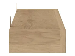 Prateleira|vidaxl Prateleiras de parede 2 pcs 60x15x4 cm madeira de teca maciça Castanho