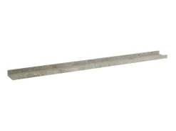 Prateleiras de parede 4 pcs 100x9x3 cm cimento PT851197^ Prateleira