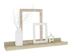 Prateleiras de parede 2 pcs 40x9x3 cm carvalho sonoma PT178263 Castanho