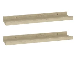 Prateleiras de parede 2 pcs 40x9x3 cm carvalho sonoma PT178263 Castanho