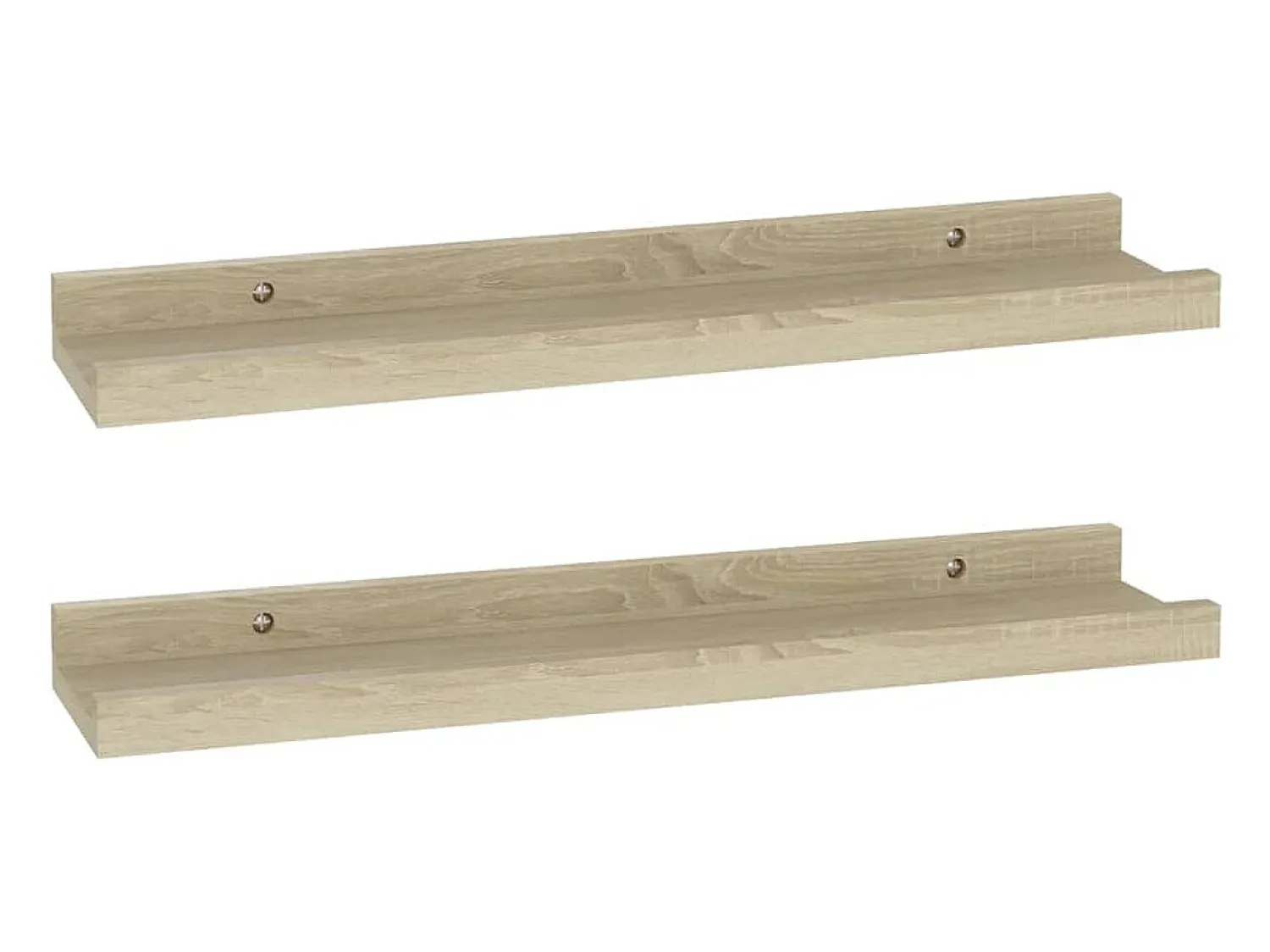 Prateleiras de parede 2 pcs 40x9x3 cm carvalho sonoma PT178263 Castanho
