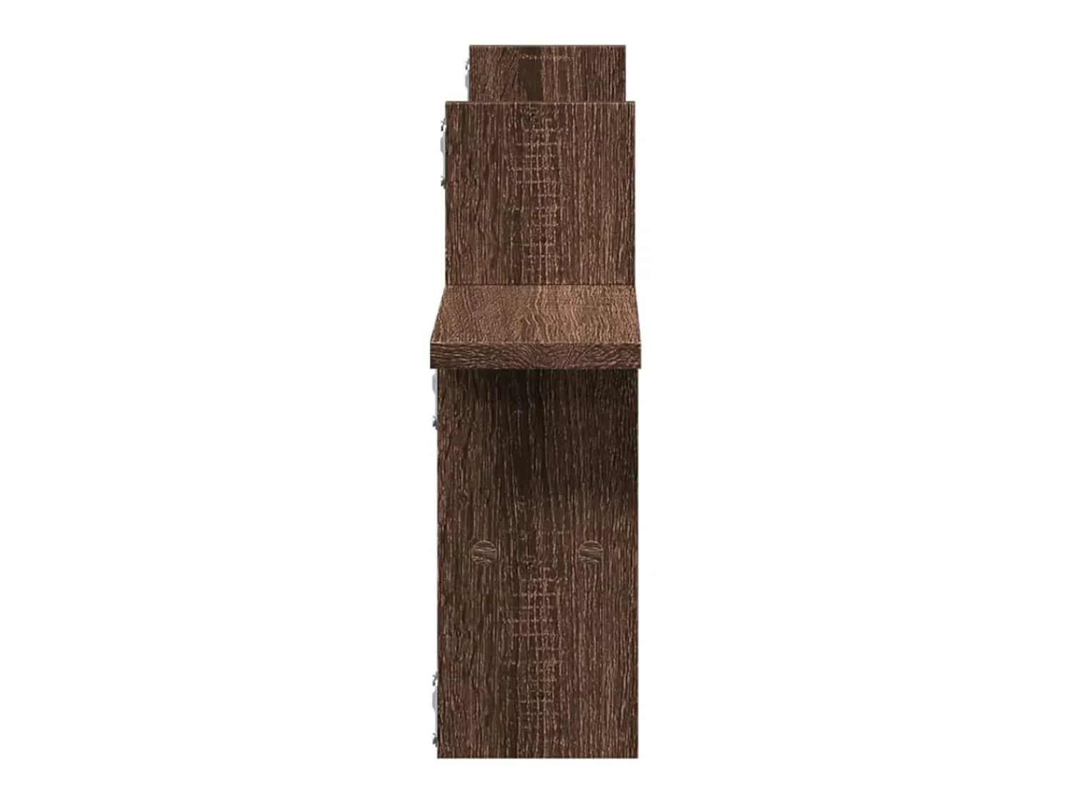 Prateleira*vidaxl Prateleiras de parede 2 pcs derivados madeira carvalho Castanho