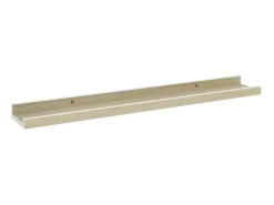 Prateleira* Prateleiras de parede 4 pcs 60x9x3 cm e carvalho sonoma PT109718 Branco
